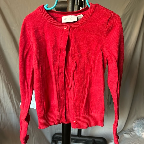 Red cardigan - Picture 1 of 2
